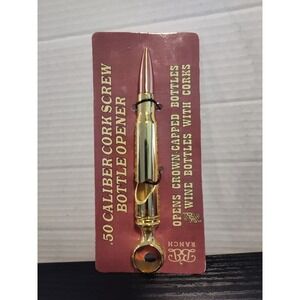Big Sky Carvers .50 caliber Brass Corkscrew &Bottle Opener